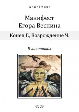 Манифест Егора Веснина в листовках